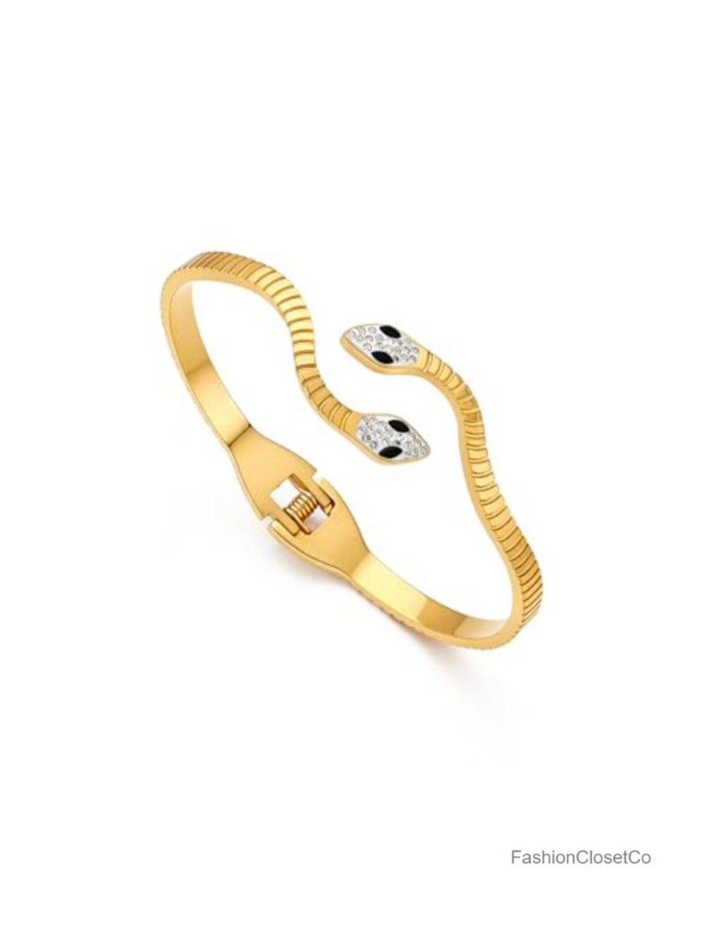 Adjustable Silver Plated Snake Bracelet - Lightweight Brass Snake Chain Jewelry